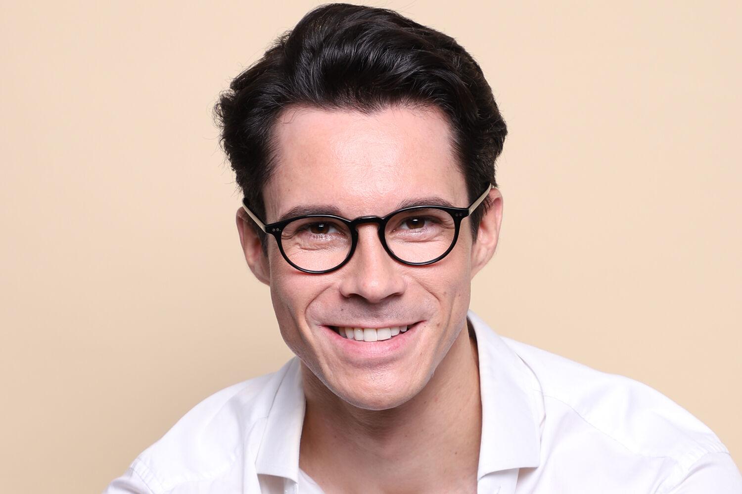 Oliver Peoples OV5004 Riley-R 1005 Oval Black Eyeglasses