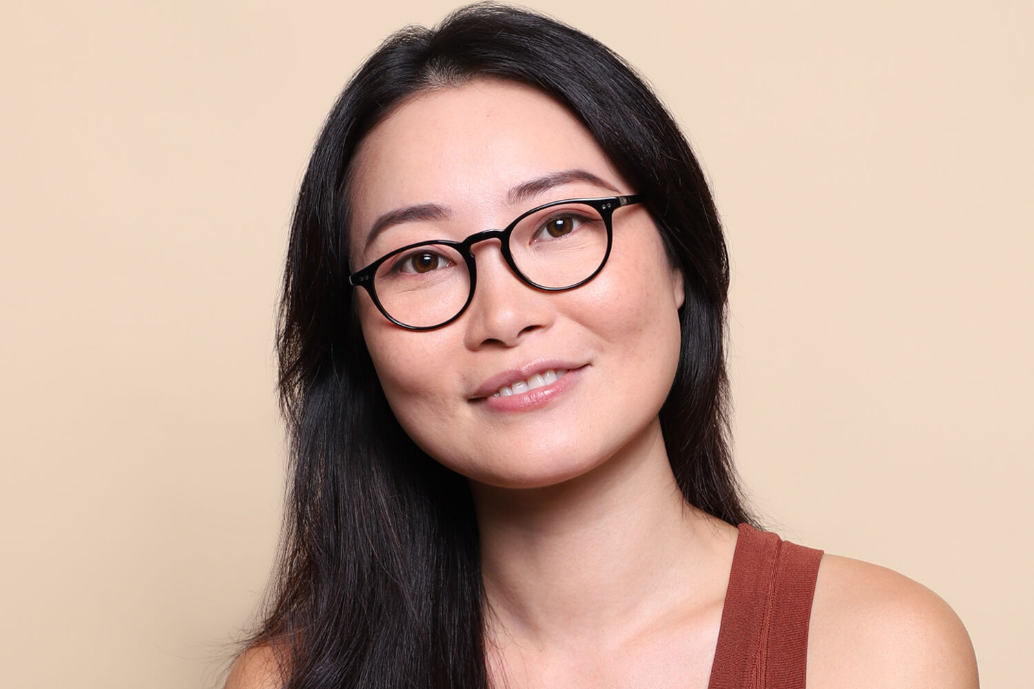 Oliver Peoples OV5004 Riley-R 1005 Oval Black Eyeglasses
