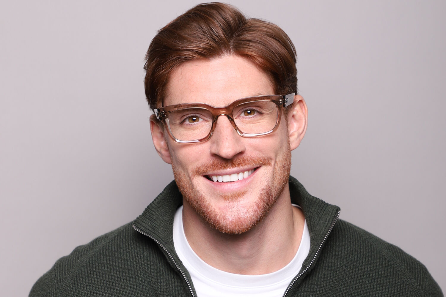 Ray-Ban RX7217 Chad 8317 Transparent Light Brown Eyeglasses