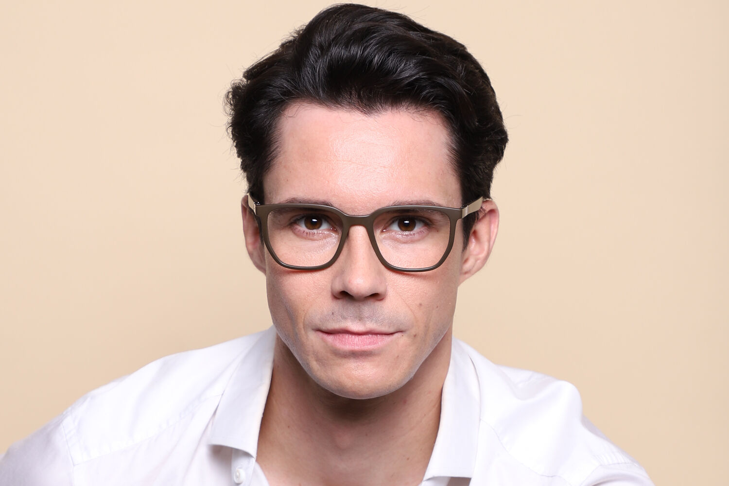 Ray-Ban RX7235 8063 Geometric Brown Sand Eyeglasses