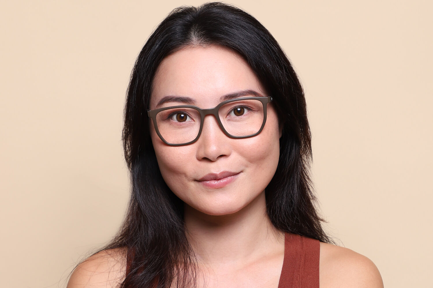 Ray-Ban RX7235 8063 Brown Sand Eyeglasses | SmartBuyGlasses US