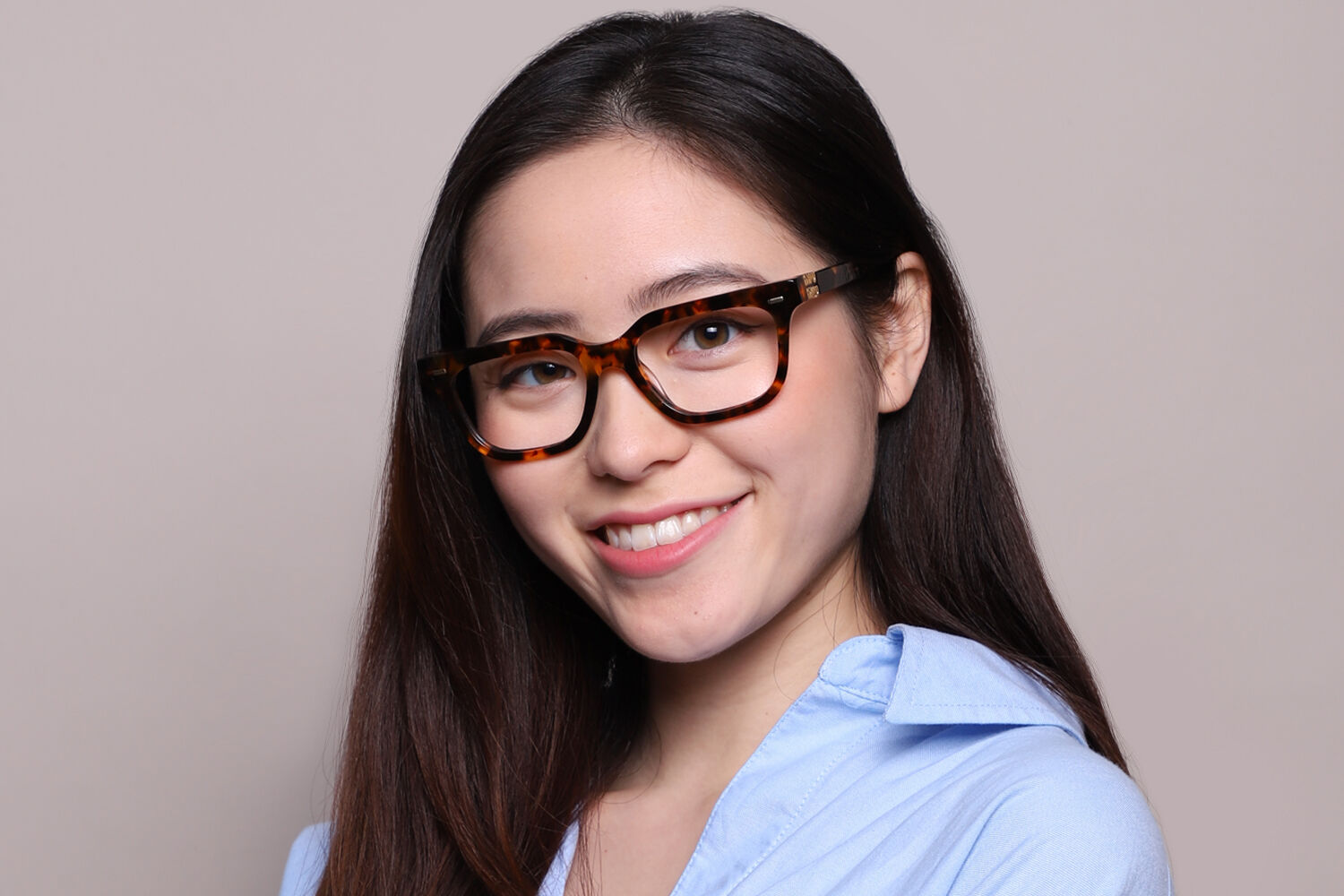 Miu Miu MU07XV VAU1O1 Rectangle Honey Yellow Tortoise Eyeglasses