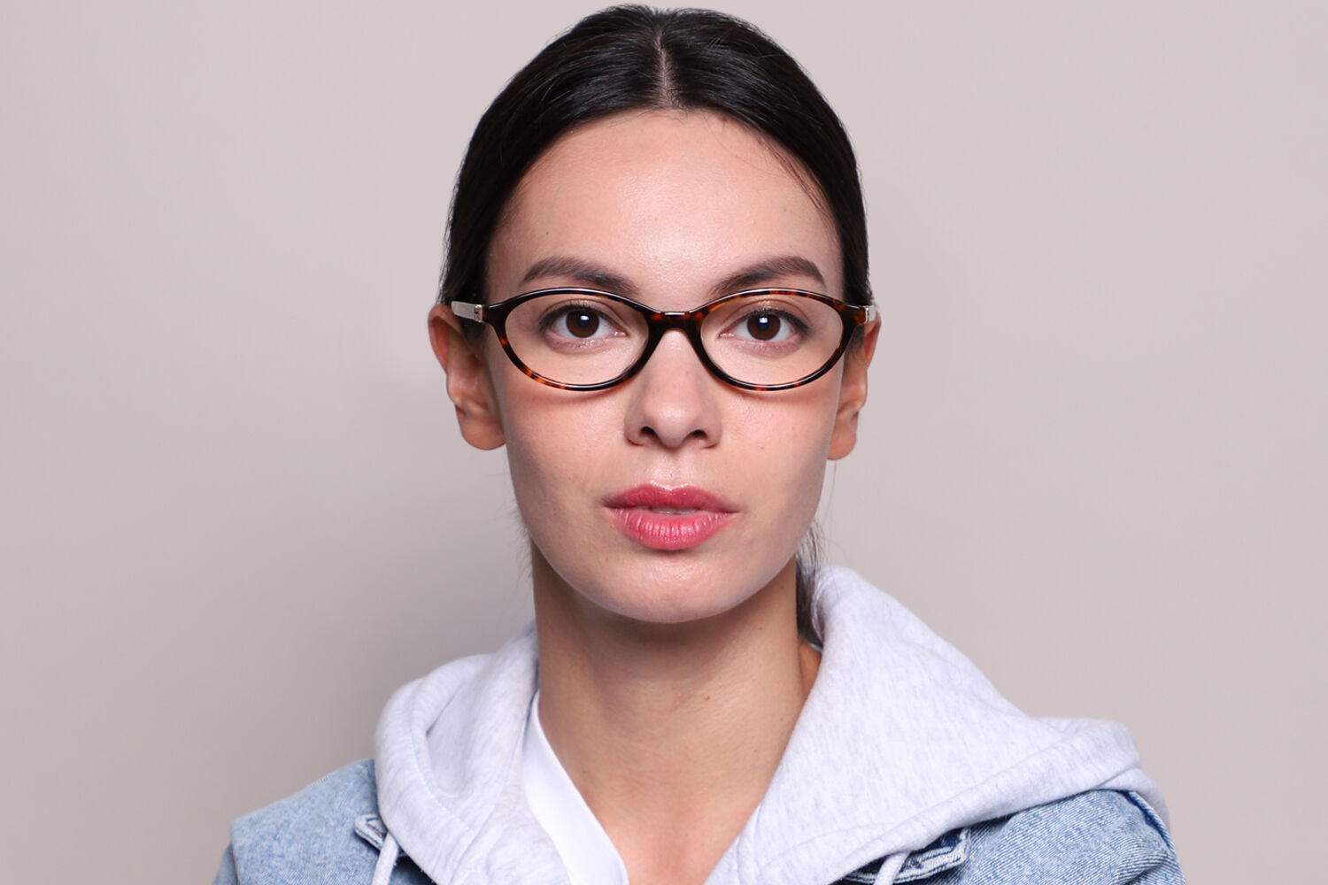 Miu Miu MU09XV VAU1O1 Oval Honey Yellow Tortoise Eyeglasses