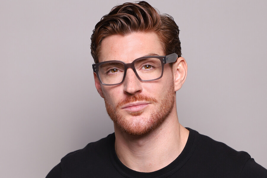 Ray-Ban RX7256 Laurene 8431 Square Transparent Grey  display picture 1