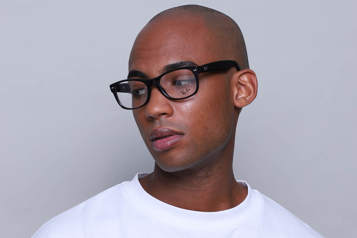 Ray-Ban RX5184 New Wayfarer 2000 Square Shiny Black Eyeglasses