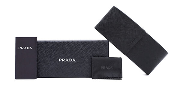 Prada Linea Rossa PS 02TV 16X1O1 Rectangle Metallic Grey