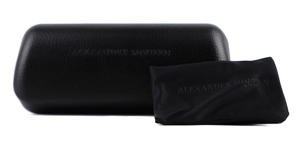 Alexander McQueen AM0449S 001 Square Black Sunglasses