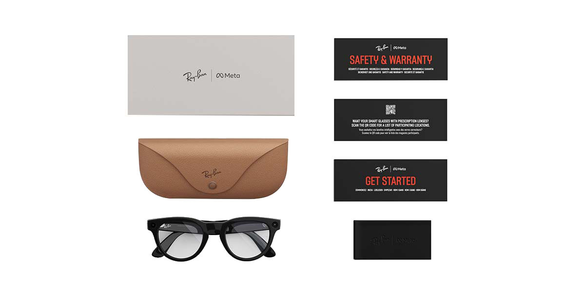 Ray-Ban Meta RW4009 Headliner 6705ZX Oval Grey Eyeglasses