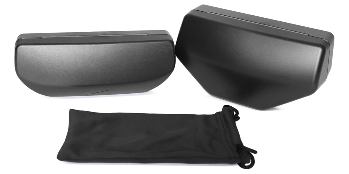 Nike SHOW X3 DJ2036 011 Wraparound Matte Black Sunglasses