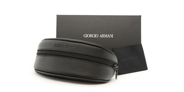 Giorgio Armani AR6125 Polarized 300381 Round Matte Gunmetal  display picture 3