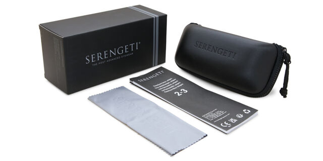 Serengeti Endee Polarized SS573003 Cat Eye Matte Black  display picture 1