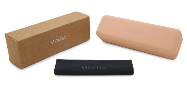 Mykita Liva 291 Geometric Champagne Gold Eyeglasses 