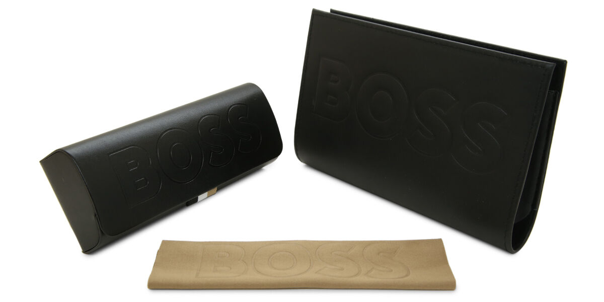 Boss 1431 RZZ Square Matte Black Eyeglasses | SmartBuyGlasses US