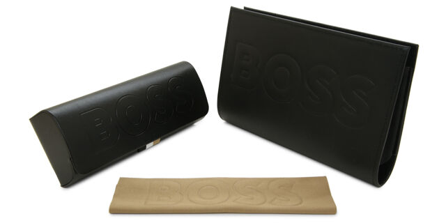 Boss 1520/S 2VM/IR Square Pattern Black Sunglasses  display picture 2