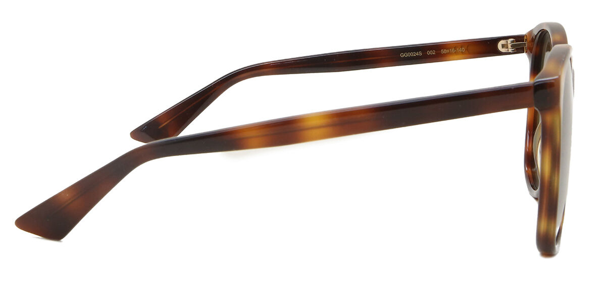 Gucci GG0024S 002 Cat Eye Tortoiseshell Sunglasses