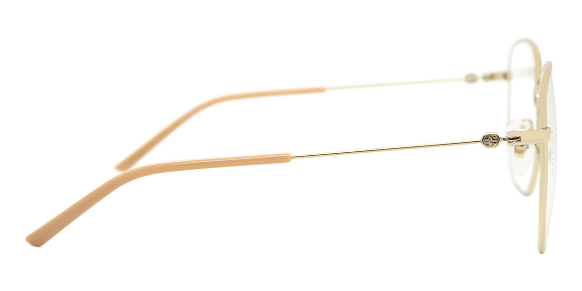 Gucci GG0396S 001 Square Gold Eyeglasses | SmartBuyGlasses US