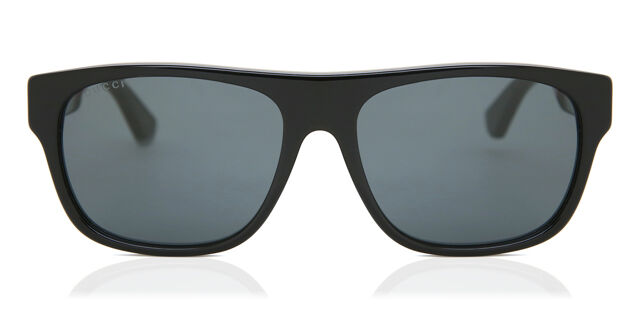 Gucci GG0341S 001 Square Black Sunglasses | SmartBuyGlasses US display picture 2
