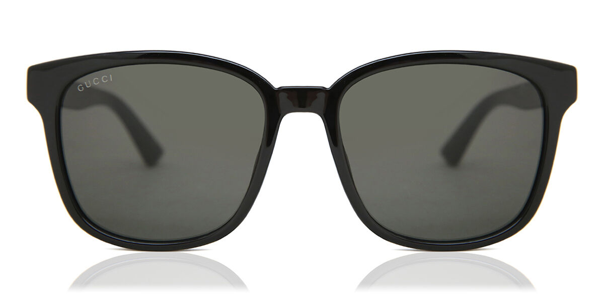 GUCCI サングラス GG0637SK-001 Gucci GG0637SK Asian Fit 001 Square Black Sunglasses