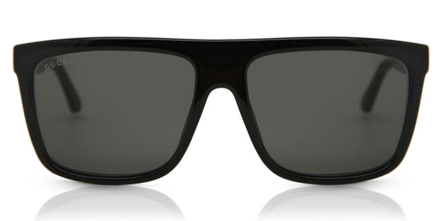 Gucci GG0748S 001 Square Black Sunglasses | SmartBuyGlasses US display picture 1