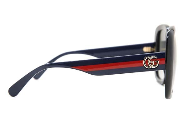Gucci GG0713S 001 Square Black Sunglasses | SmartBuyGlasses US