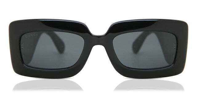 Gucci GG0811S 001 Rectangle Black Sunglasses  display picture 1