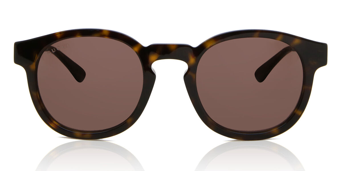 Gucci GG0825S 002 Oval Havana Sunglasses | SmartBuyGlasses US
