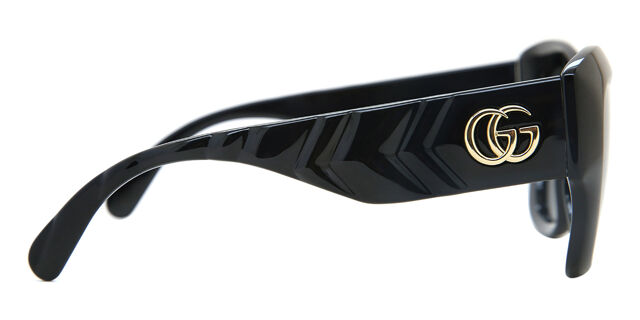 New! GUCCI Sunglasses GG0808S 001 Authentic! New GUCCI Sunglasses GG0808S 001 53-20 145 Black & Gold  main image 3