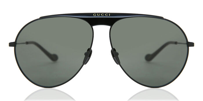 Gucci GG0672S 001 Pilot Black/Gold Sunglasses  display picture 2