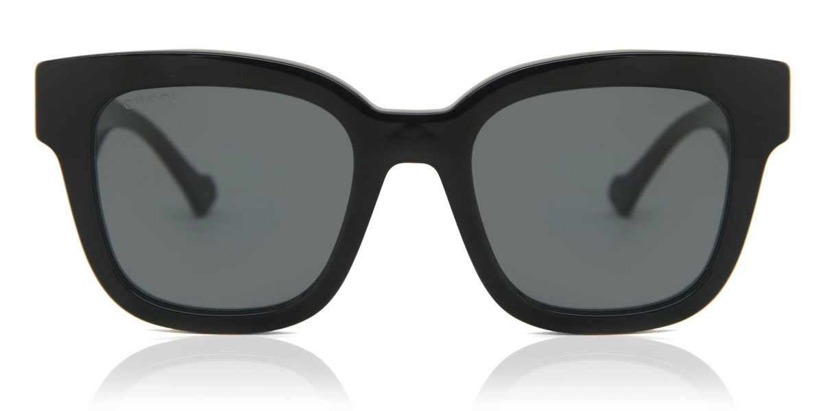 Gucci GG0998S 001 Square Shiny Black Sunglasses | SmartBuyGlasses US