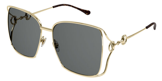 GUCCI Women\'s Sunglasses, Gold Frame with Velvet Blue Case GG1020S Gucci | Accessories | Gucci Gucci Logo Gg20s Sunglasses 001  main image 2
