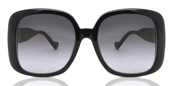 Gucci GG1029SA Asian Fit 005 Square Black Sunglasses  display picture 1