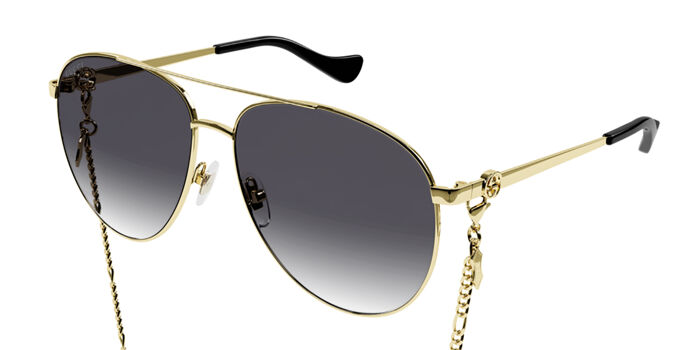 Gucci GG1088S 002 Pilot Gold Sunglasses | SmartBuyGlasses US display picture 3