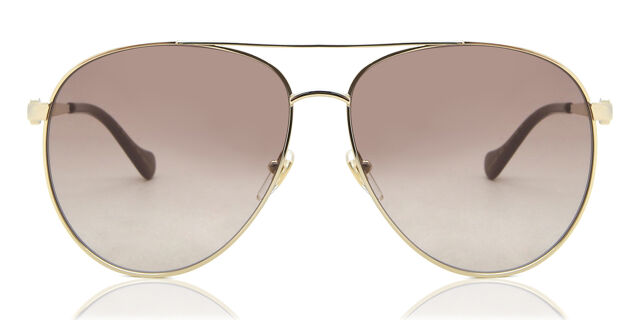 NEW GUCCI AVIATOR SUNGLASSES GUCCI GG1088S 002 GOLD BROWN EYEWEAR Gucci - GG1088S (002) – Good See Co main image 3