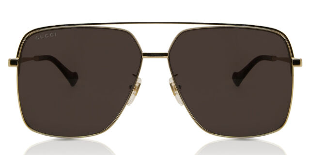 Gucci GG1099SA 003 Sunglasses Gold Aviator Frame, Brown Lenses Gucci GG1099SA 003 Sunglasses Men main image 3