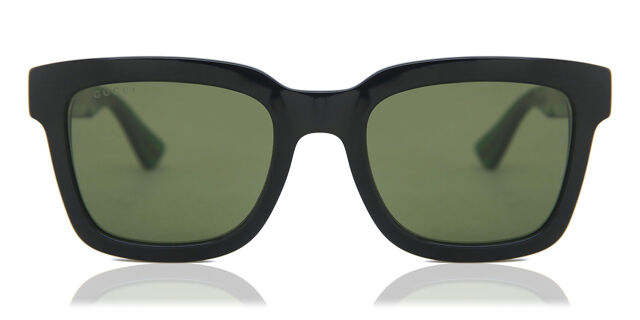 Gucci GG0001SN 002 Square Shiny Black Sunglasses  display picture 1