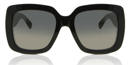 Gucci GG0141SN 001 Square Shiny Black Sunglasses  display picture 3
