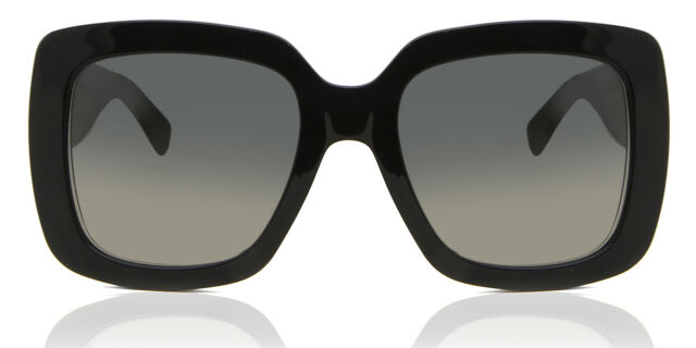 Gucci GG0141SN 001 Oversized Square Sunglasses - Black - Good Condition Amazon.com: Gucci Gradient Grey Square Ladies Sunglasses  main image 2