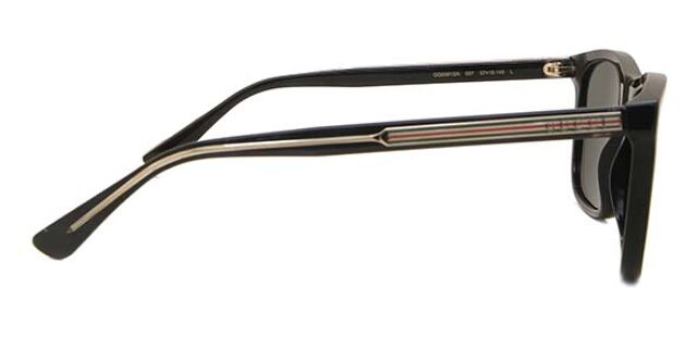 Gucci GG0381SN 007 Square Shiny Black Sunglasses  display picture 1