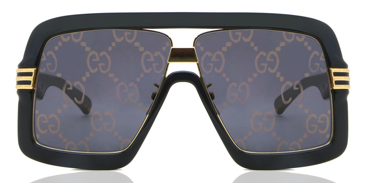 Gucci GG0448S 001 Pilot Black Sunglasses | SmartBuyGlasses US