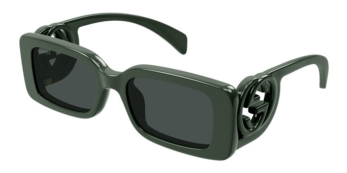 Gucci GG1325S 009 Rectangle Green Sunglasses  display picture 2