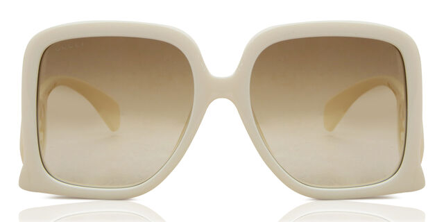 Gucci GG1326S 002 Square Ivory White Sunglasses  display picture 1