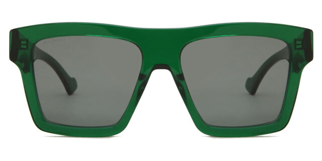 Gucci GG0962S 010 Square Transparent Green Sunglasses  display picture 3