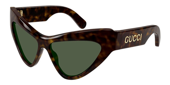 Gucci GG1294S 003 Cat Eye Ivory White Black Sunglasses  display picture 3