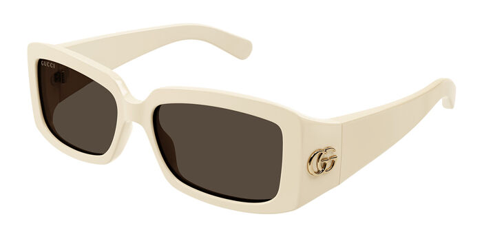 Gucci GG1403SK Asian Fit 003 Rectangle Burgundy Sunglasses  display picture 3