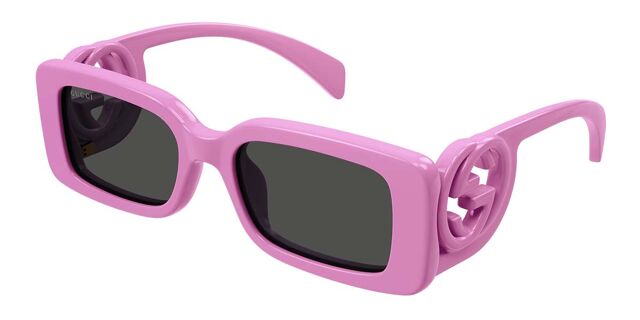 Gucci GG1325S 006 Rectangle Pink Sunglasses | SmartBuyGlasses US display picture 1