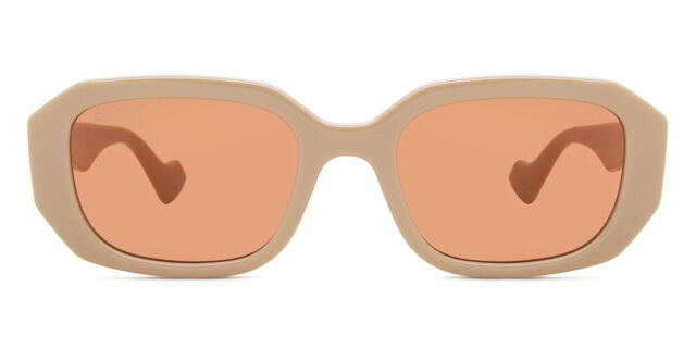 Gucci GG1535S 003 Geometric Nude Sunglasses | SmartBuyGlasses US display picture 3