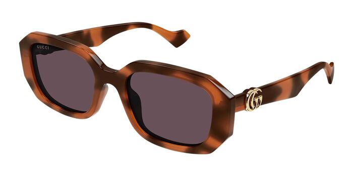 Gucci GG1535S 004 Geometric Violet Sunglasses  display picture 3