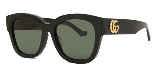 Gucci GG1550SK Asian Fit 001 Square Black Sunglasses  display picture 1