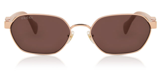 NEW GUCCI GG1593S 003 WOMEN BROWN SUNGLASSES GUCCI Gucci GG1593S 003 - Sunglasses for Woman - LookerOnline main image 3