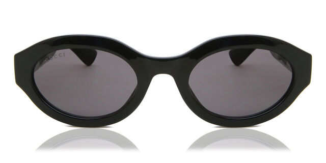 Gucci GG1579S 001 Oval Black Sunglasses | SmartBuyGlasses US display picture 3